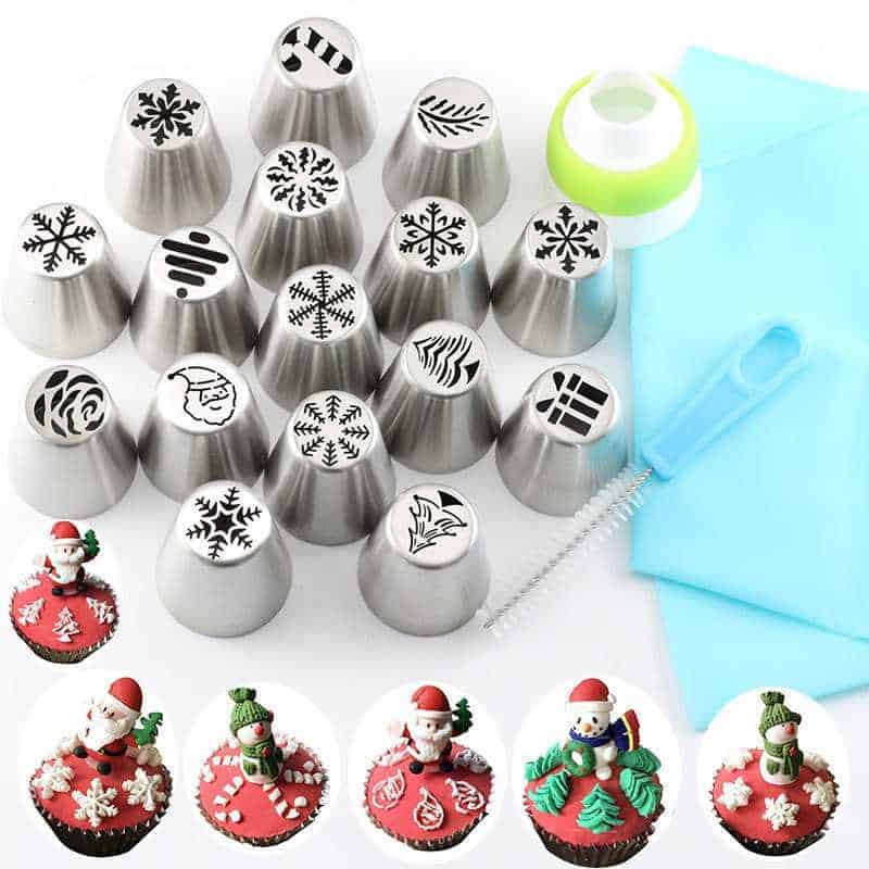 19 Pcs Festive Piping Nozzle Set 19 Pcs Festive Piping Nozzle Set