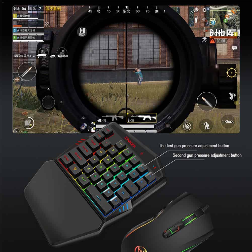Mobile Gaming Keyboard And Mouse