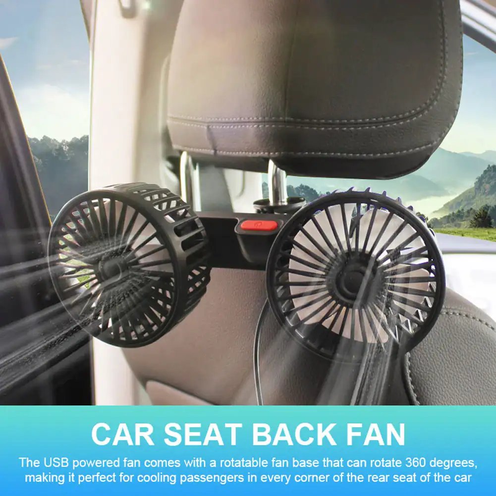 Back Seat Car Fan